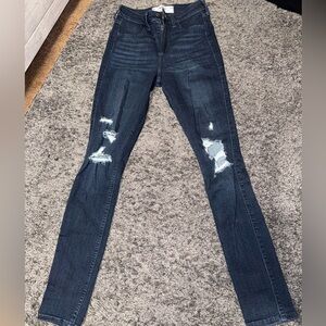 Hollister Distressed Blue Women's Jeans